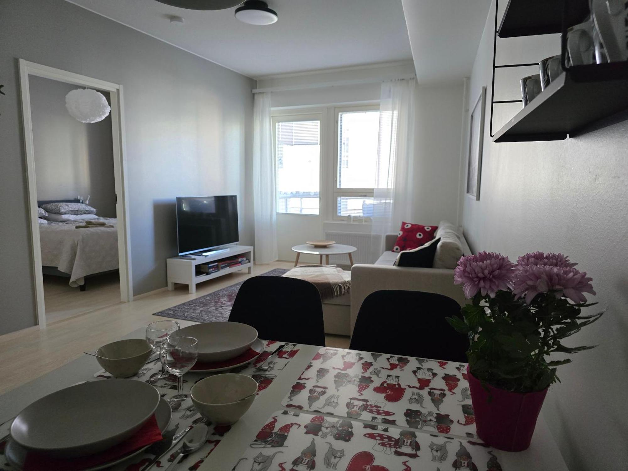 Uusi Kotoisa Kaksio Yksityissaunalla Rovaniemi Exteriér fotografie