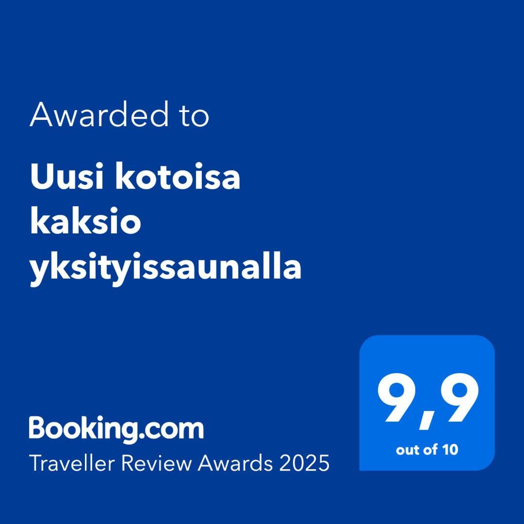 Uusi Kotoisa Kaksio Yksityissaunalla Rovaniemi Exteriér fotografie